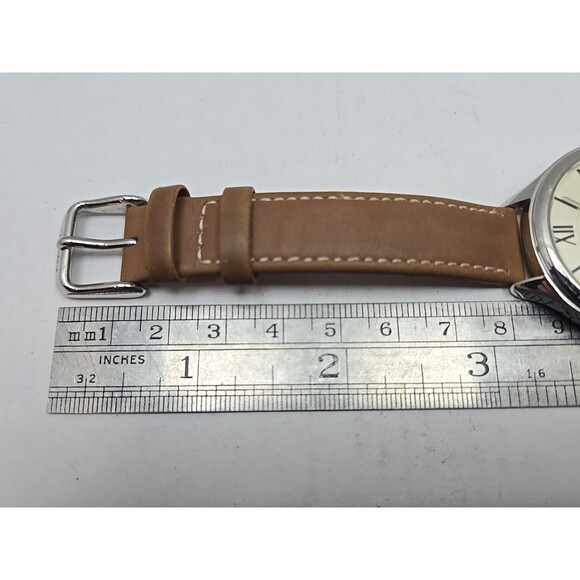 Fossil Suitor BQ3083 Womens Quartz Watch Cream Dial Brown Leather New Battery - Picture 9 of 12